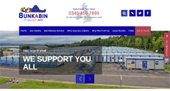 Desktop Screenshot of bunkabin.co.uk
